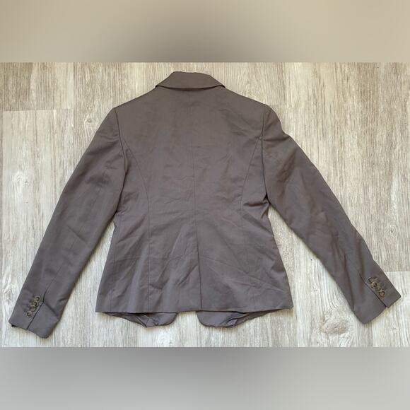 ANN TAYLOR PETITE | Women's Career Blazer Jacket Coat W/ Shoulder Pads | 0P - Picture 2 of 3